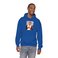 Photo Graphic Hoodie — Vintage Portrait Print Pullover