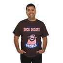 Duck Decoys and Drones T-Shirt — Funny Hunting Cartoon Tee