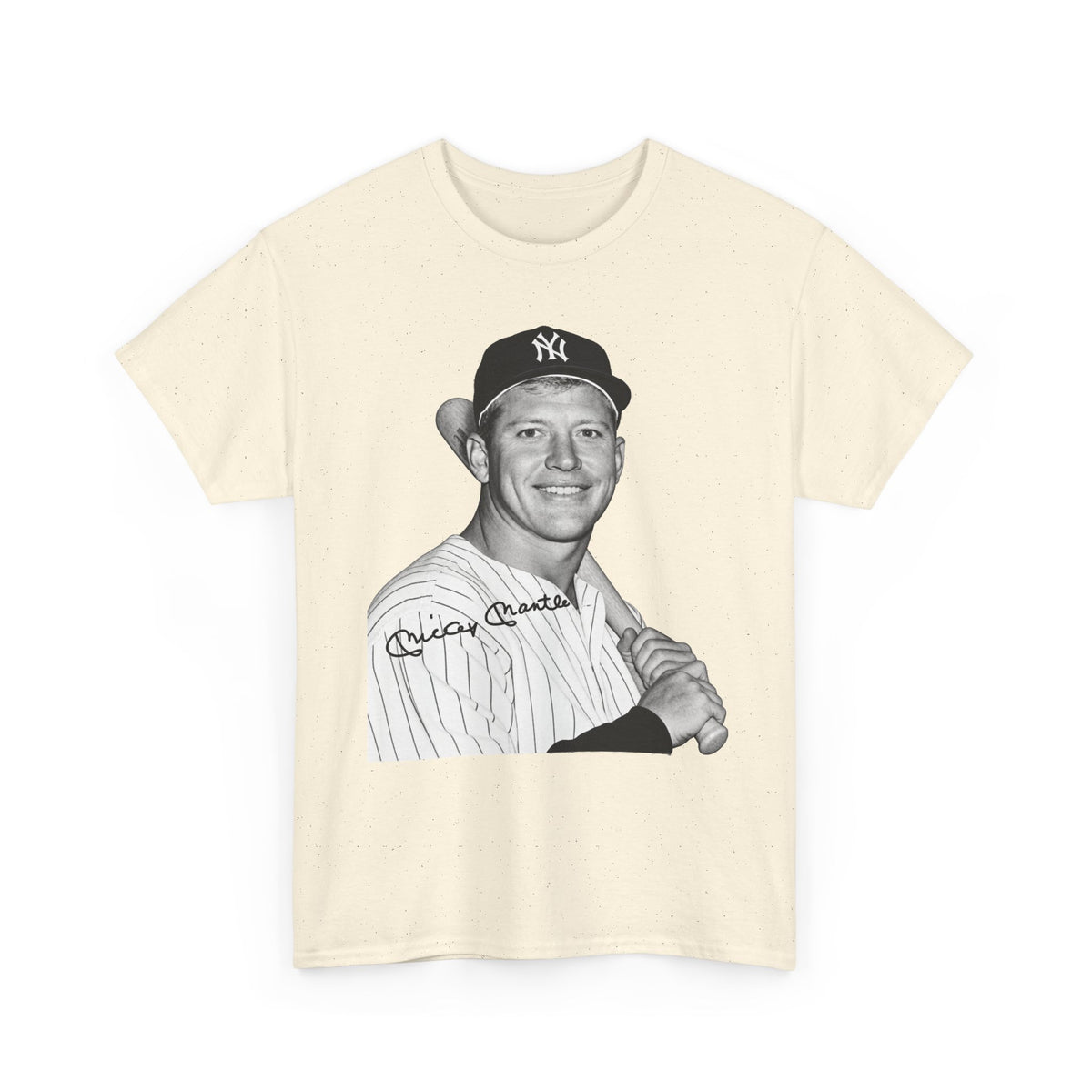 Vintage Baseball T-Shirt – Signed Roger Maris Portrait Tee