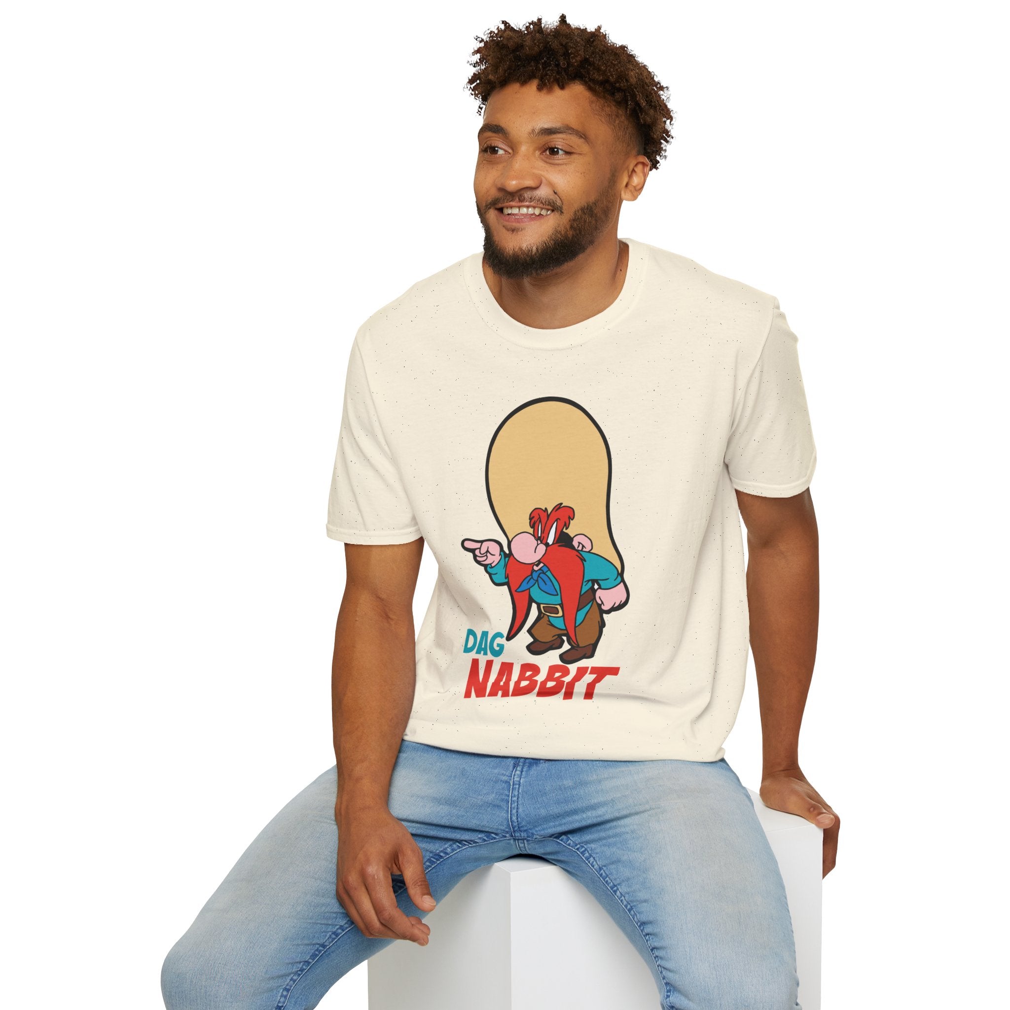 T-Shirt — Retro 'Dag Nabbit' Cartoon Character Tee