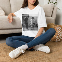 Vintage Baseball Umpire and Batter Photo T-Shirt