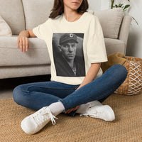 Vintage Baseball Portrait T-Shirt — Early 1900s Cleveland Player Photo
