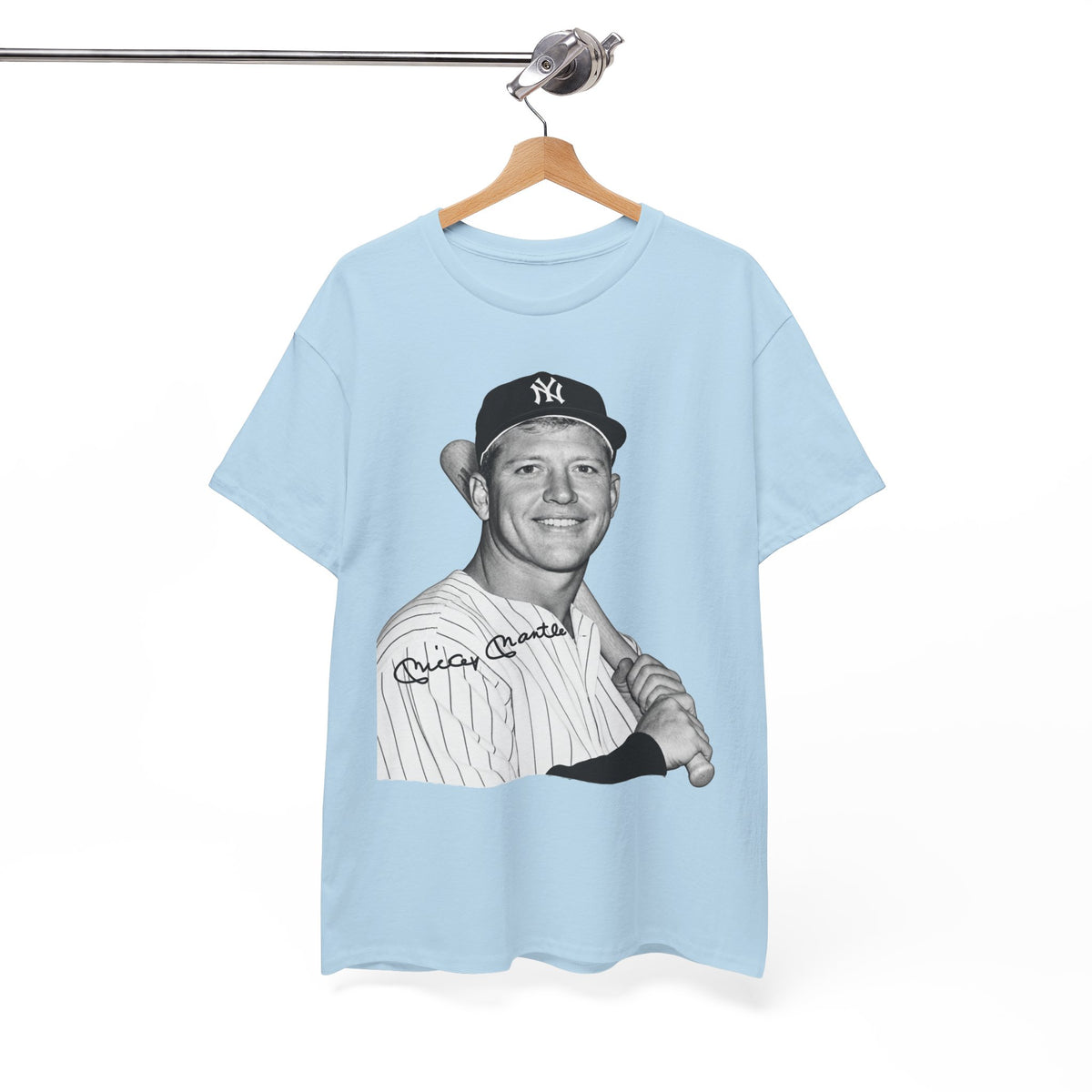 Vintage Baseball T-Shirt – Signed Roger Maris Portrait Tee