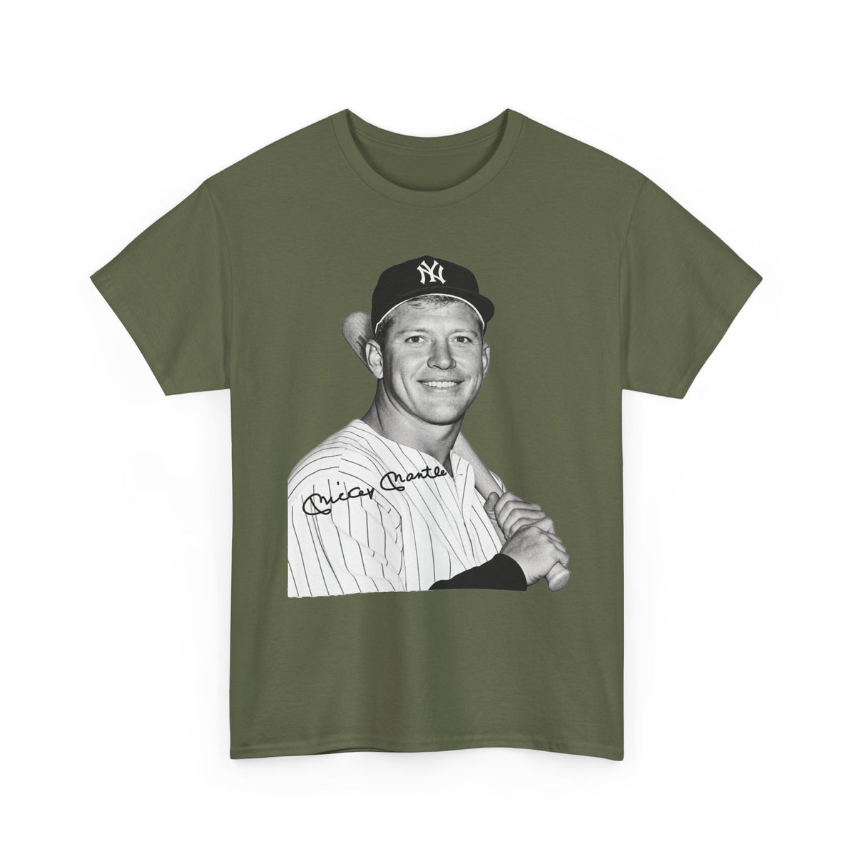 Vintage Baseball T-Shirt – Signed Roger Maris Portrait Tee