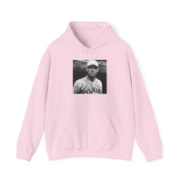 Vintage Baseball Player Hoodie — Classic Sports Graphic Pullover