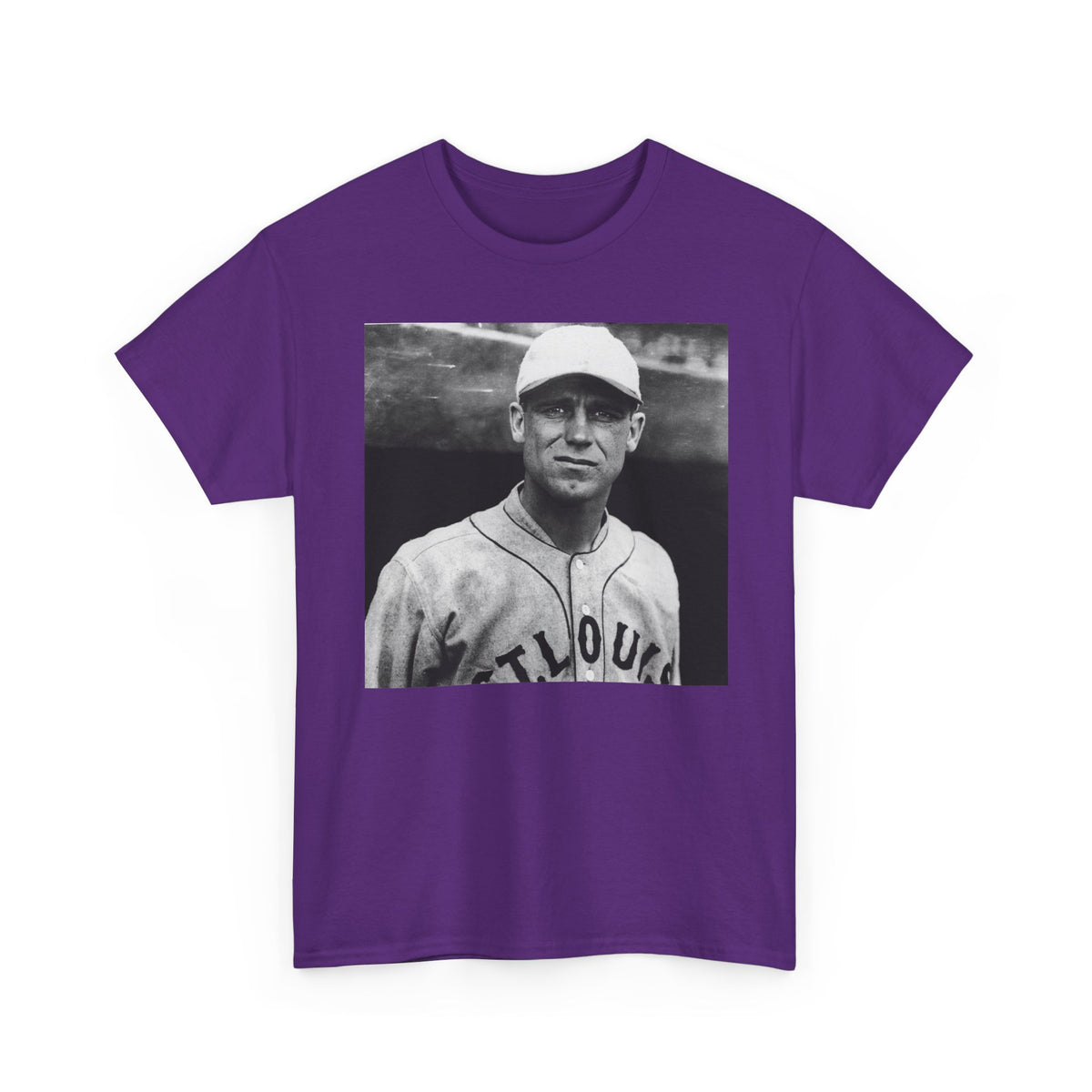 Vintage Baseball Photo Tee — St. Louis Retro Player Graphic T-Shirt