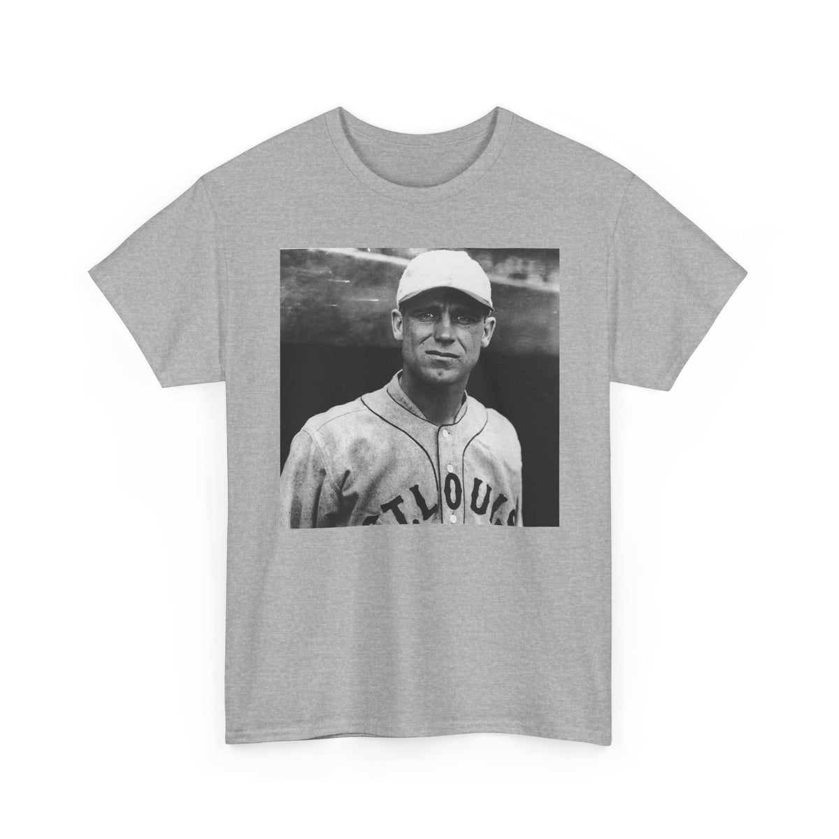 Vintage Baseball Photo Tee — St. Louis Retro Player Graphic T-Shirt