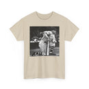 Vintage Baseball Photo T-Shirt – Classic Kneeling Player Graphic Tee
