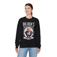 "Big Dick's Archery Supplies & Apple Stand" Funny Crewneck Sweatshirt