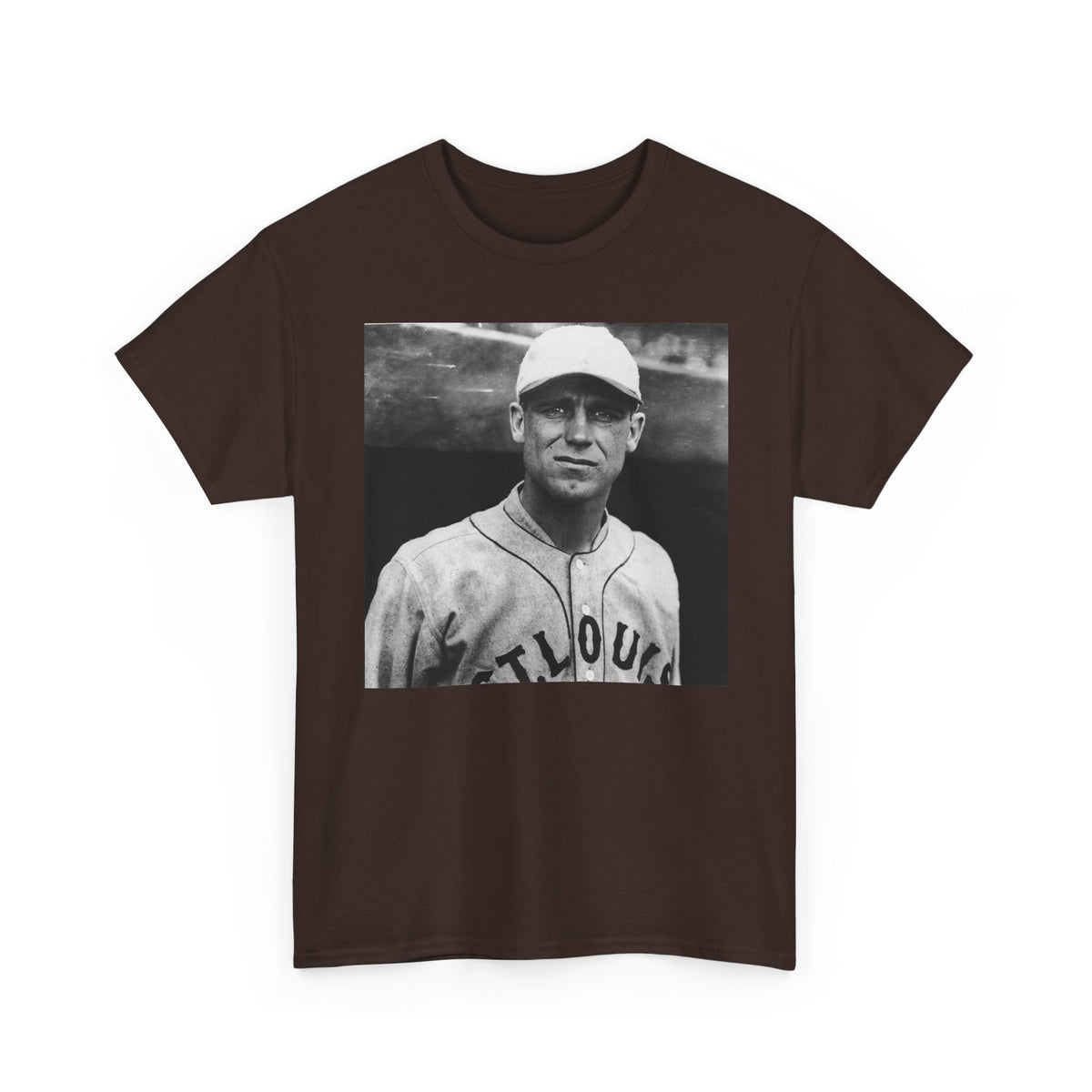 Vintage Baseball Photo Tee — St. Louis Retro Player Graphic T-Shirt