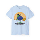 I Fly First Class — Funny Witch Halloween T-Shirt