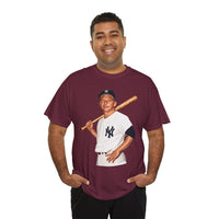 Vintage New York Yankees Baseball Player T-Shirt – Retro Batter Graphic Tee