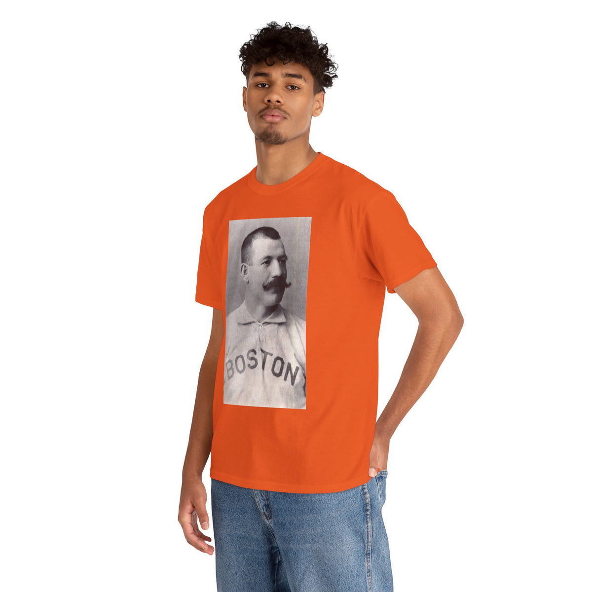Vintage Boston Baseball Portrait T-Shirt – Retro Classic Baseball Graphic Tee