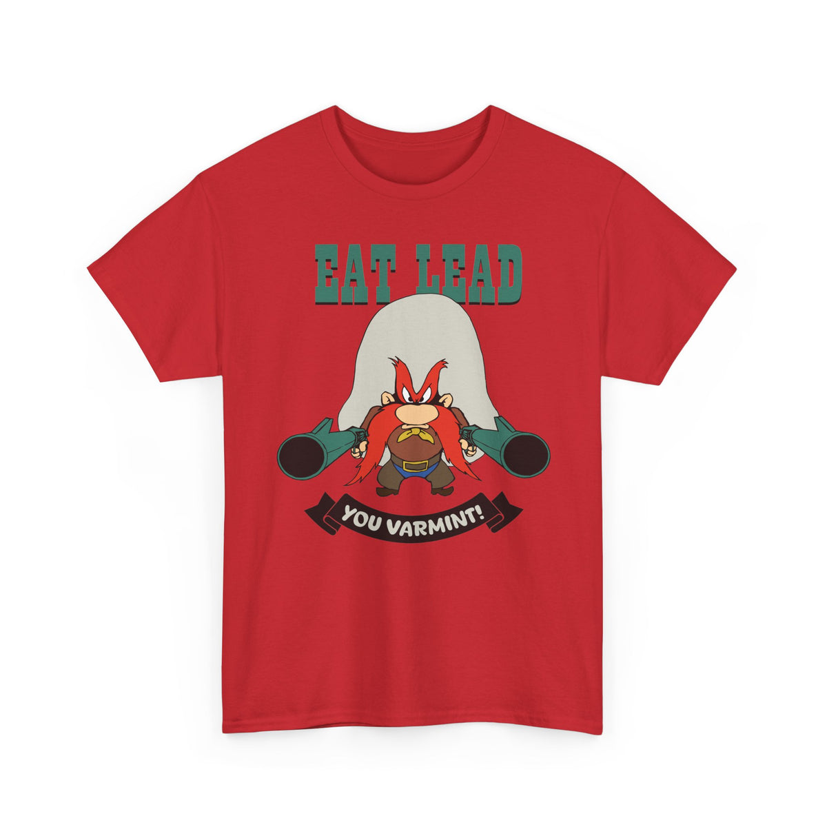 Eat Lead You Varmint Yosemite Sam Shirt — Funny Retro Cartoon Graphic Tee