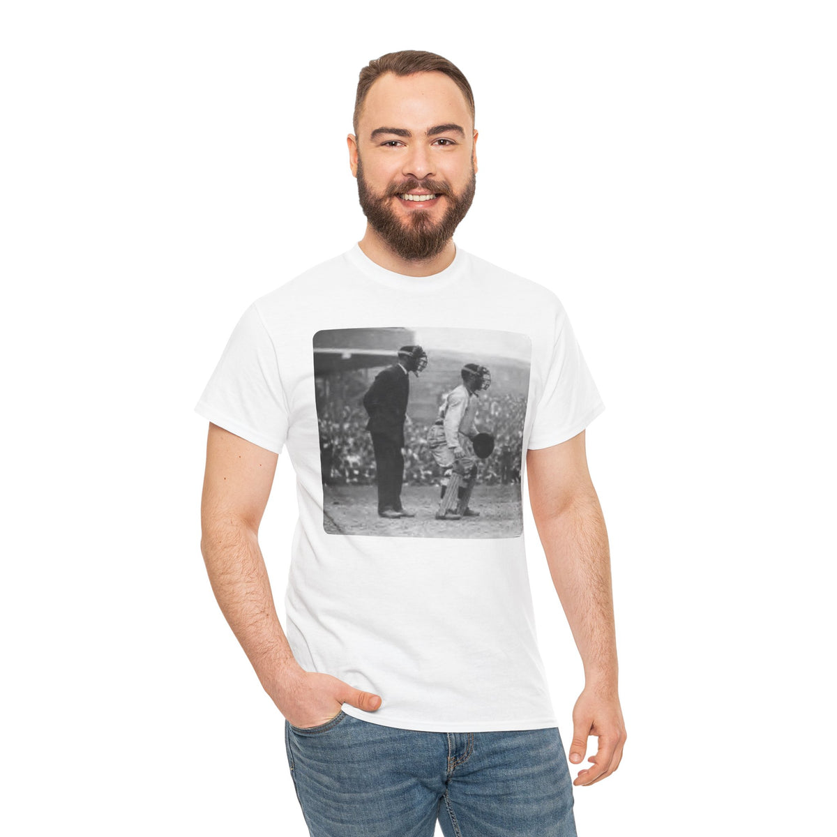 Vintage Baseball Photo T-Shirt – Classic Retro Sports Graphic Tee