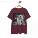 Vintage Baseball Photo T-Shirt – Classic Kneeling Player Graphic Tee
