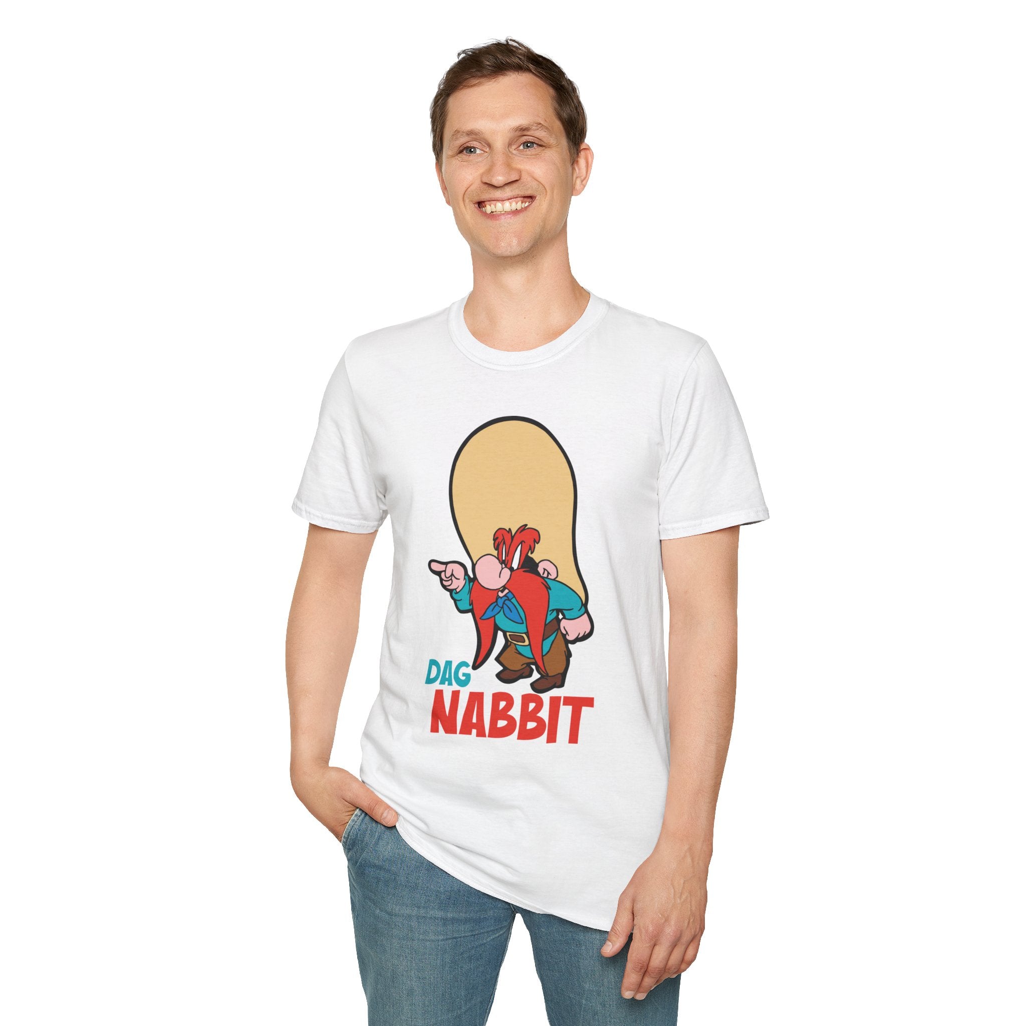 T-Shirt — Retro 'Dag Nabbit' Cartoon Character Tee
