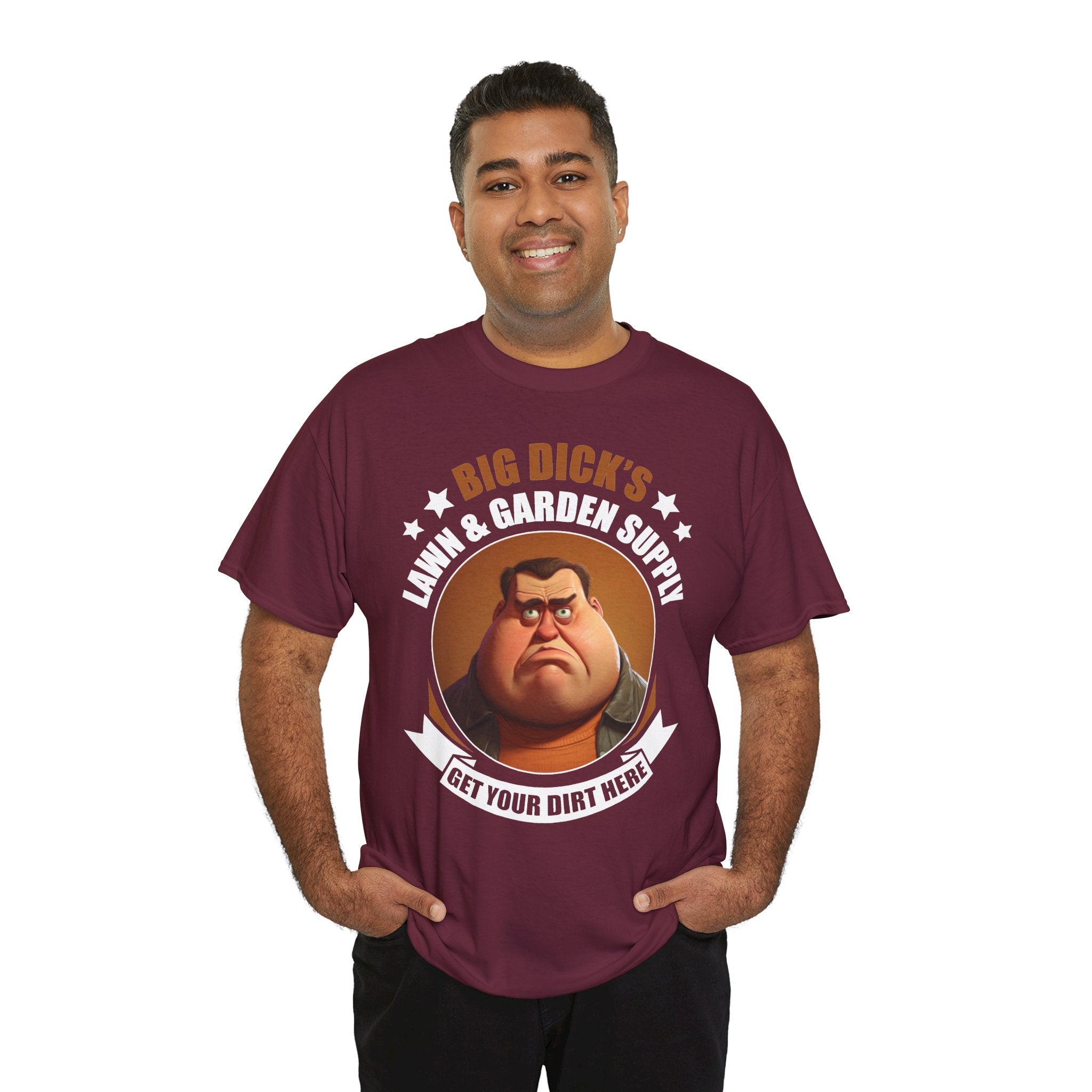 Get Your Dirt Here Lawn & Garden Shop T-Shirt – Funny Gardener Tee