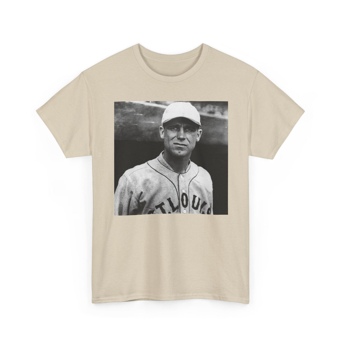 Vintage Baseball Photo Tee — St. Louis Retro Player Graphic T-Shirt