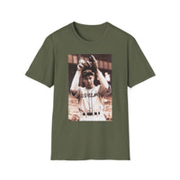 Vintage Baseball Player Photo T-Shirt — Retro Sports Tee