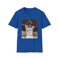 Vintage Baseball Photo T-Shirt — Iconic Signed Player Graphic Tee