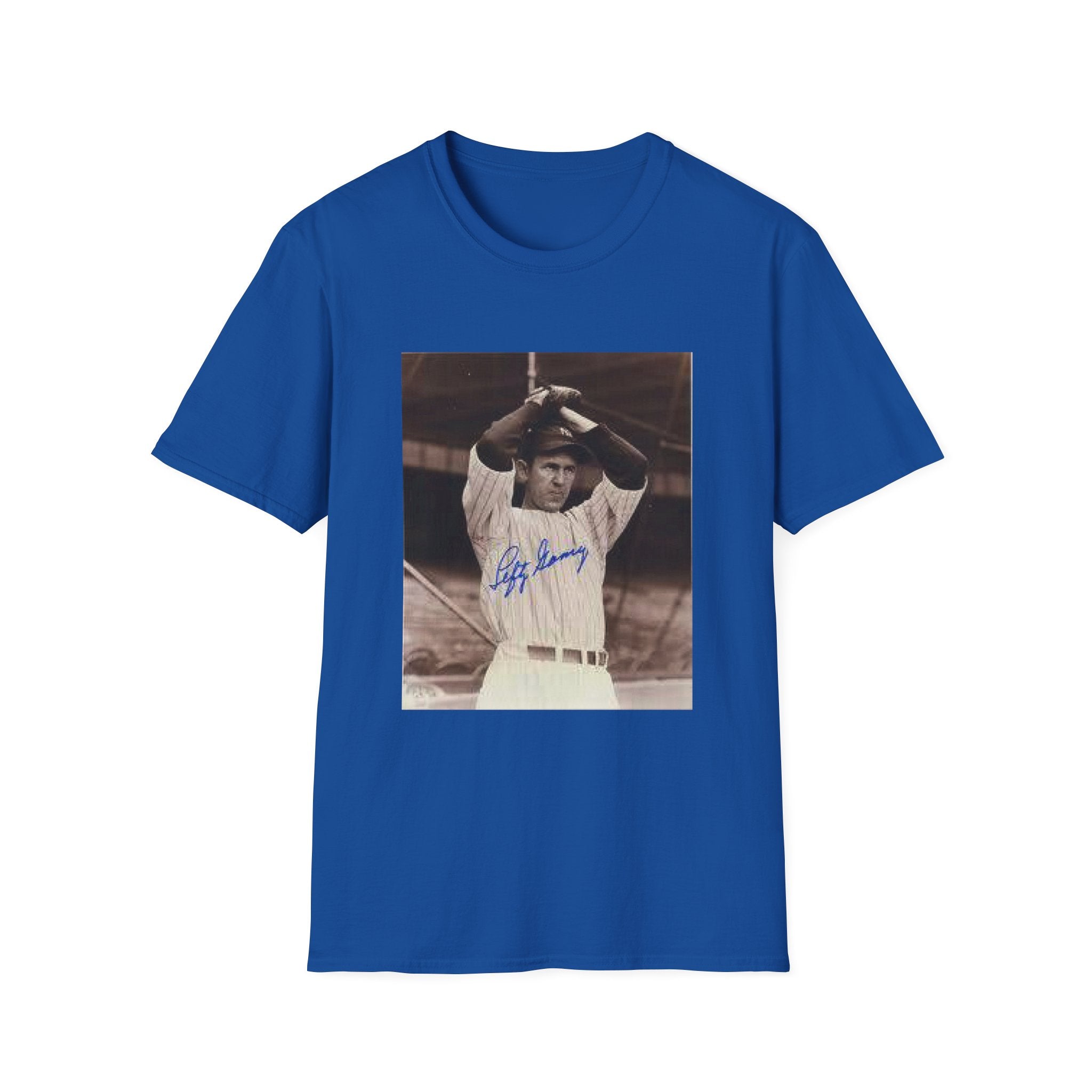 Vintage Baseball Photo T-Shirt — Iconic Signed Player Graphic Tee
