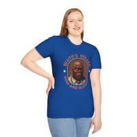 T-Shirt — "Bluto's Roller" Vintage Cartoon Portrait Tee (Rink & Slushies)