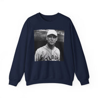 Vintage Baseball Player Sweatshirt - Classic Sports Graphic Crewneck