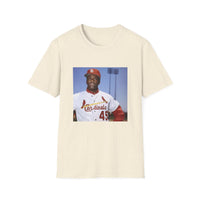 Baseball Graphic T-Shirt — Vintage Cardinals Player Photo Tee