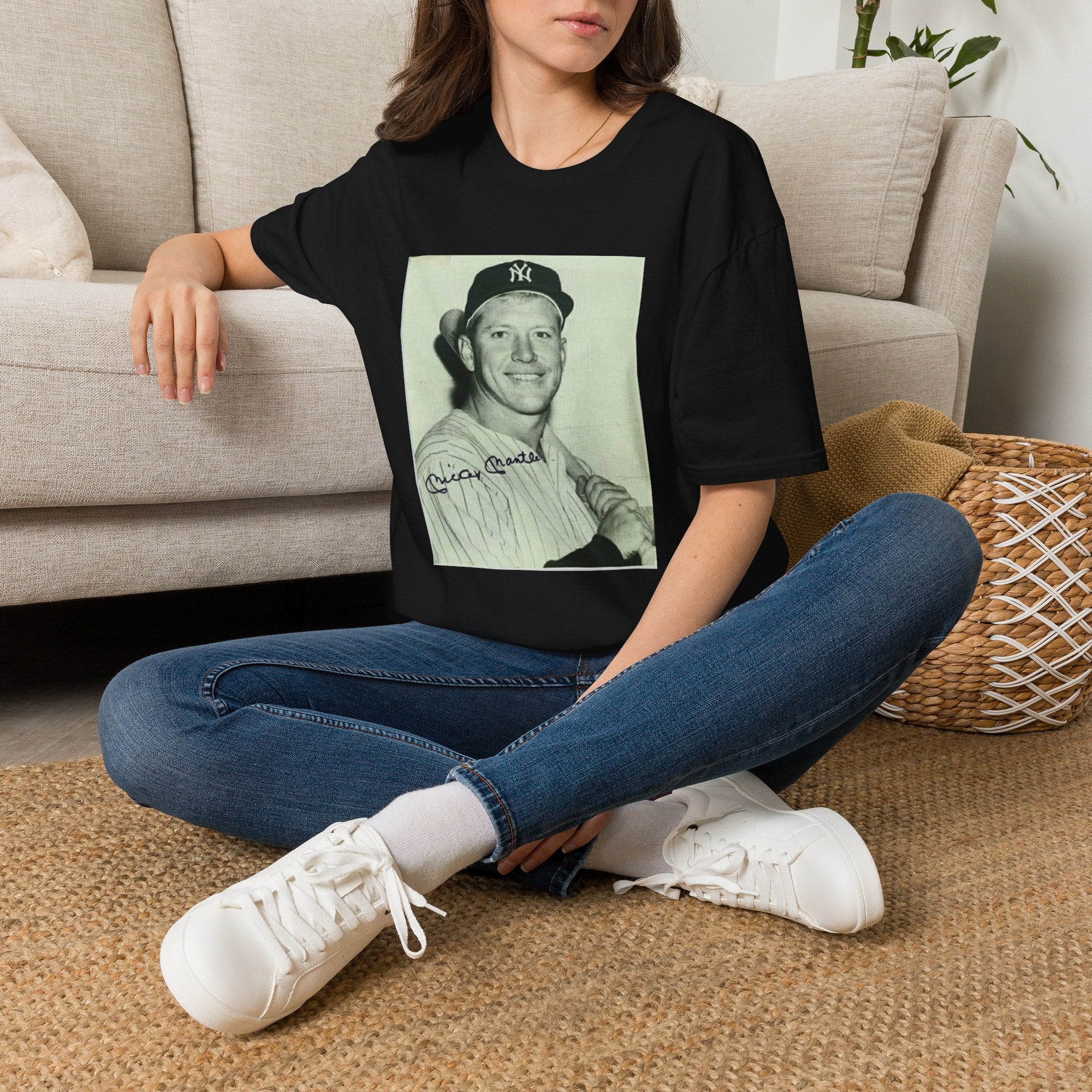 Vintage Baseball Photo T-Shirt — Signed Portrait Graphic Tee