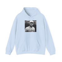 Vintage Baseball Player Hoodie — Classic Sports Graphic Pullover