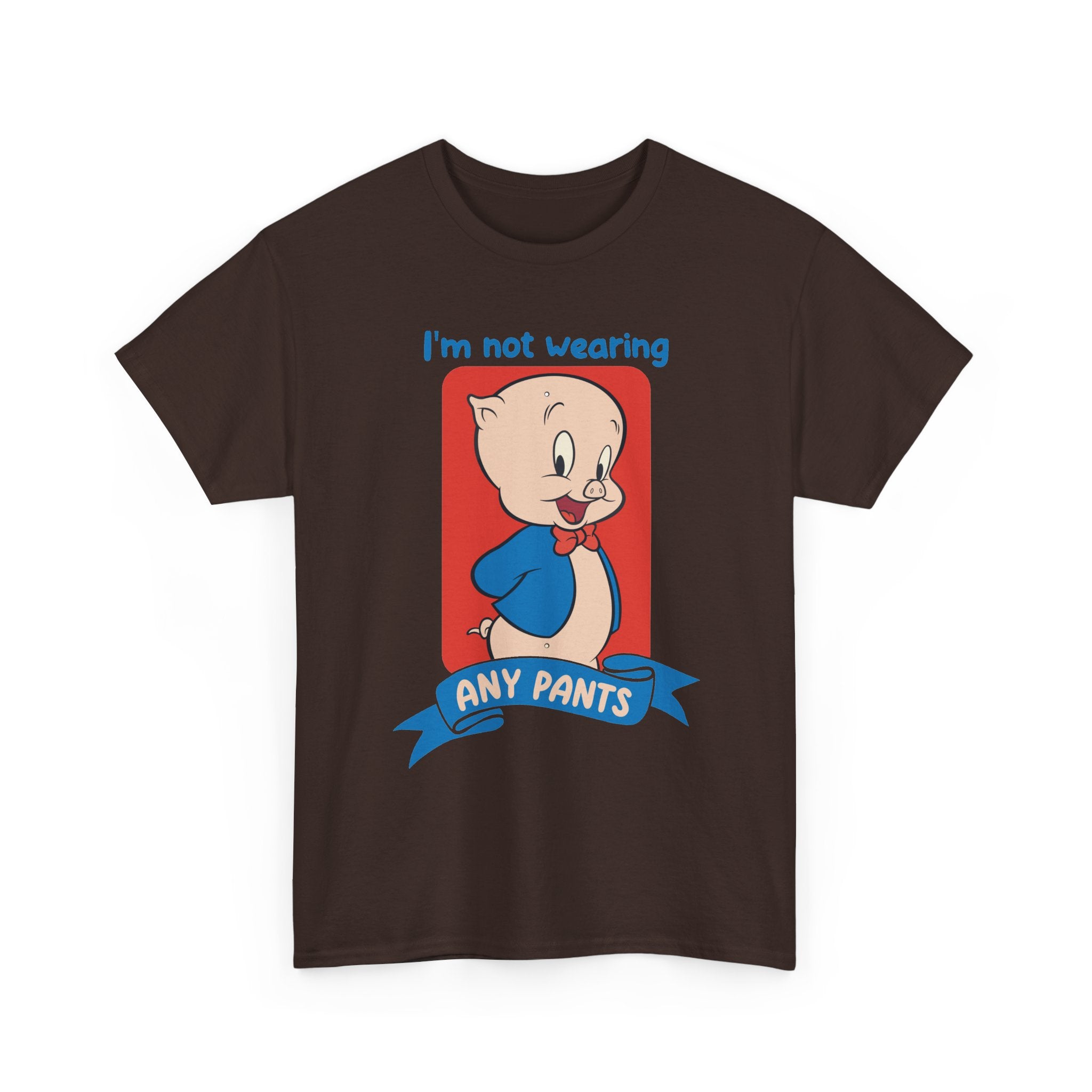 Porky Pig "I'm Not Wearing Any Pants" Graphic Tee