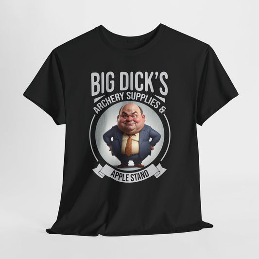 Big Dick's Archery Supplies Funny Graphic Tee — Novelty Archery T-Shirt