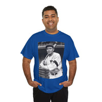 Retro Baseball Player T-Shirt - Old School Black & White Classic Legend Tee