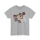 Taz Cartoon Tee — "You Better Not" Funny Looney Tunes Graphic T-Shirt