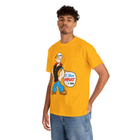 Popeye "I Yam What I Yam" Funny Cartoon Graphic T-Shirt