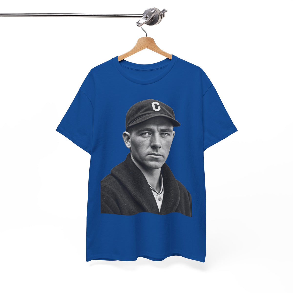 Vintage Baseball Player Portrait Tee
