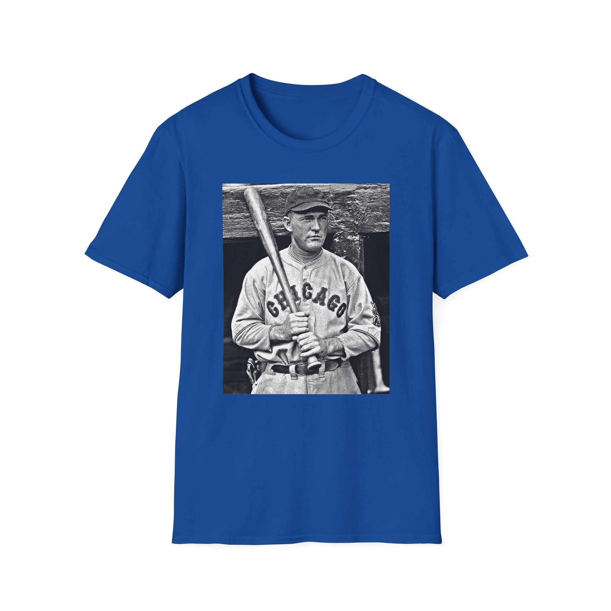 Vintage Cricket Player Photo T-Shirt — Retro Sports Tee