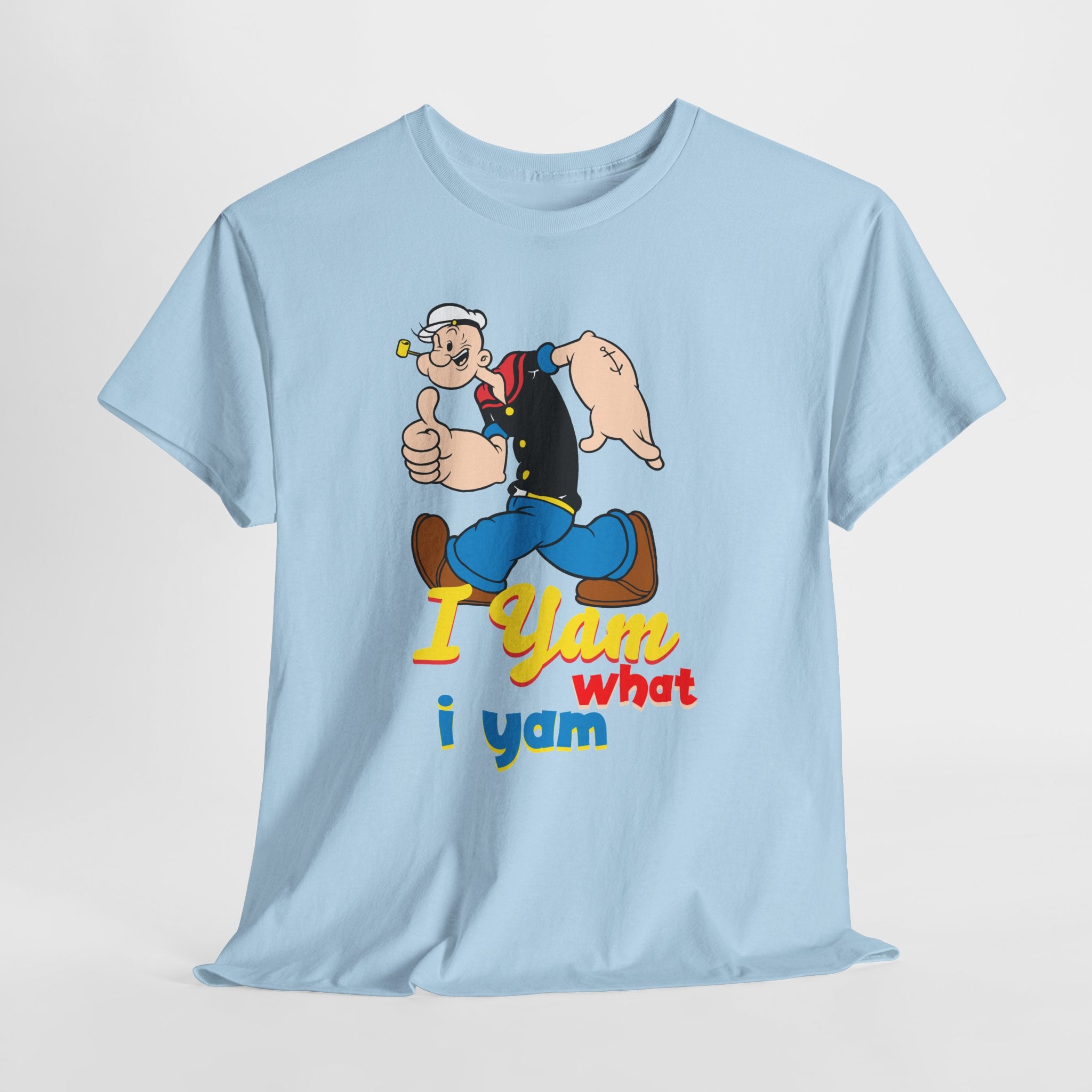Retro Cartoon 'I Yam What I Yam' Graphic Tee