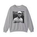 Vintage Baseball Player Sweatshirt - Classic Sports Graphic Crewneck