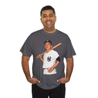 Vintage New York Yankees Baseball Player T-Shirt – Retro Batter Graphic Tee