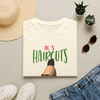 T-Shirt — "Al's Haircuts" Barber Shop Funny Graphic Tee