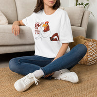 Chicken Cartoon T-Shirt — "That’s a Joke Son! You Missed It! Flew Right By Ya!"
