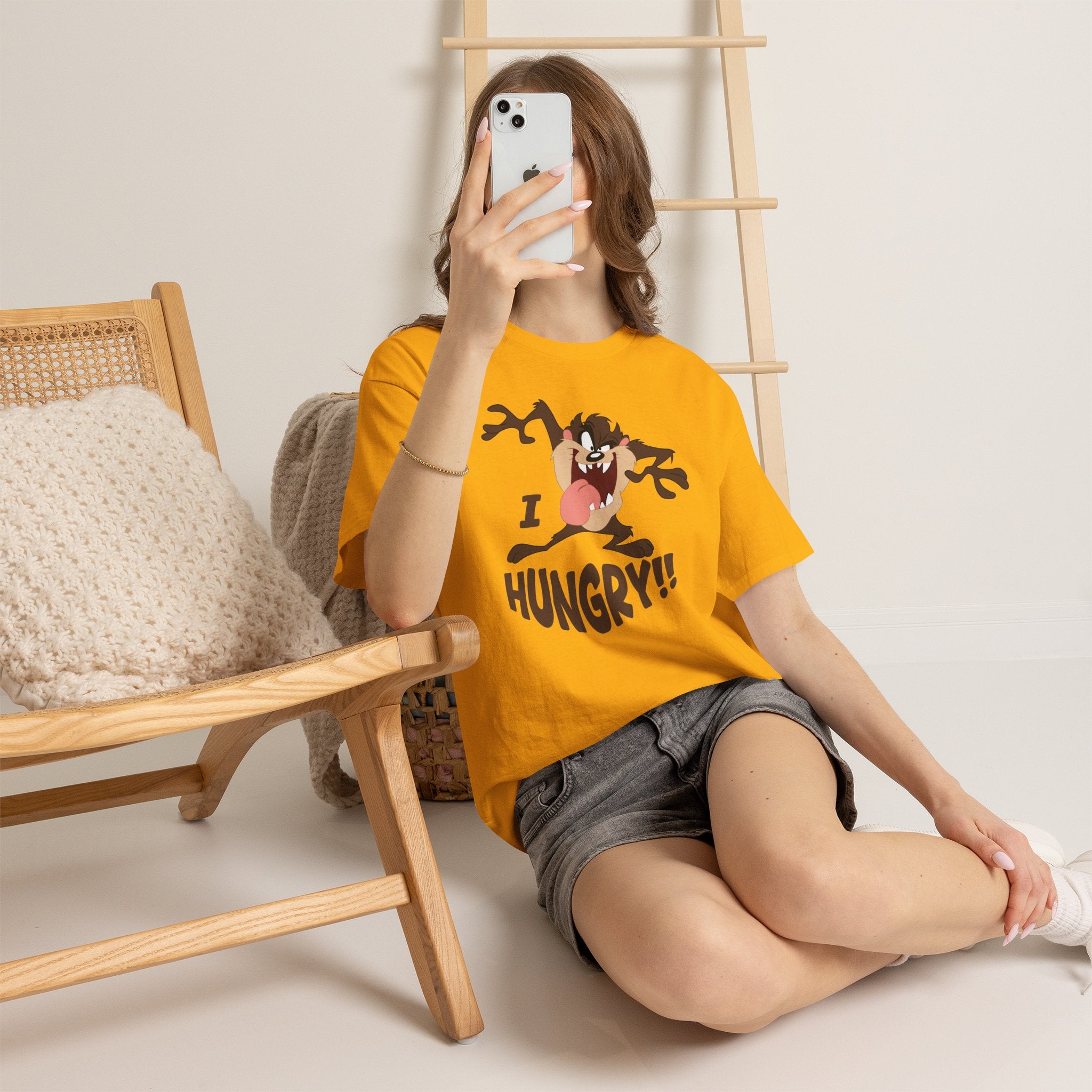 I’m Hungry!! T-Shirt — Taz Cartoon Funny Graphic Tee for Fans & Food Lovers