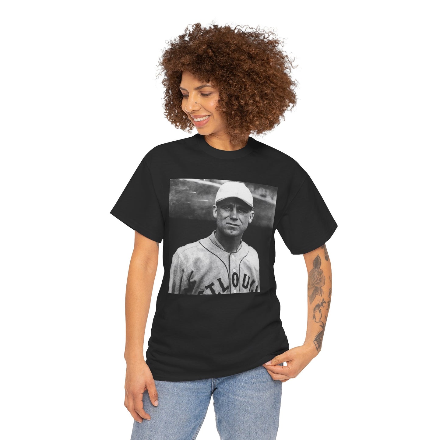 Vintage Baseball Player T-Shirt | Classic Sports Graphic Tee