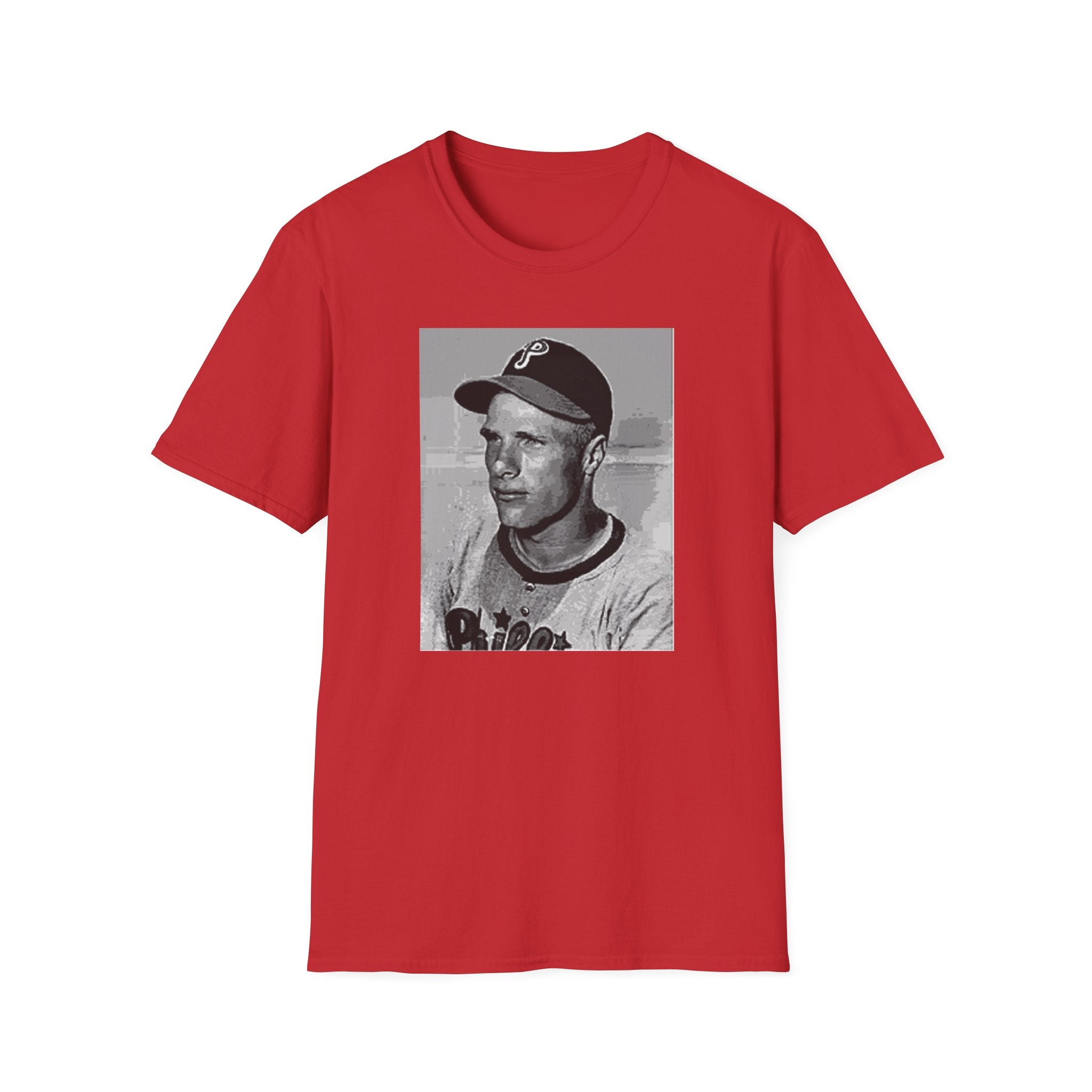 Vintage Philadelphia Phillies Baseball T‑Shirt — Retro Player Portrait