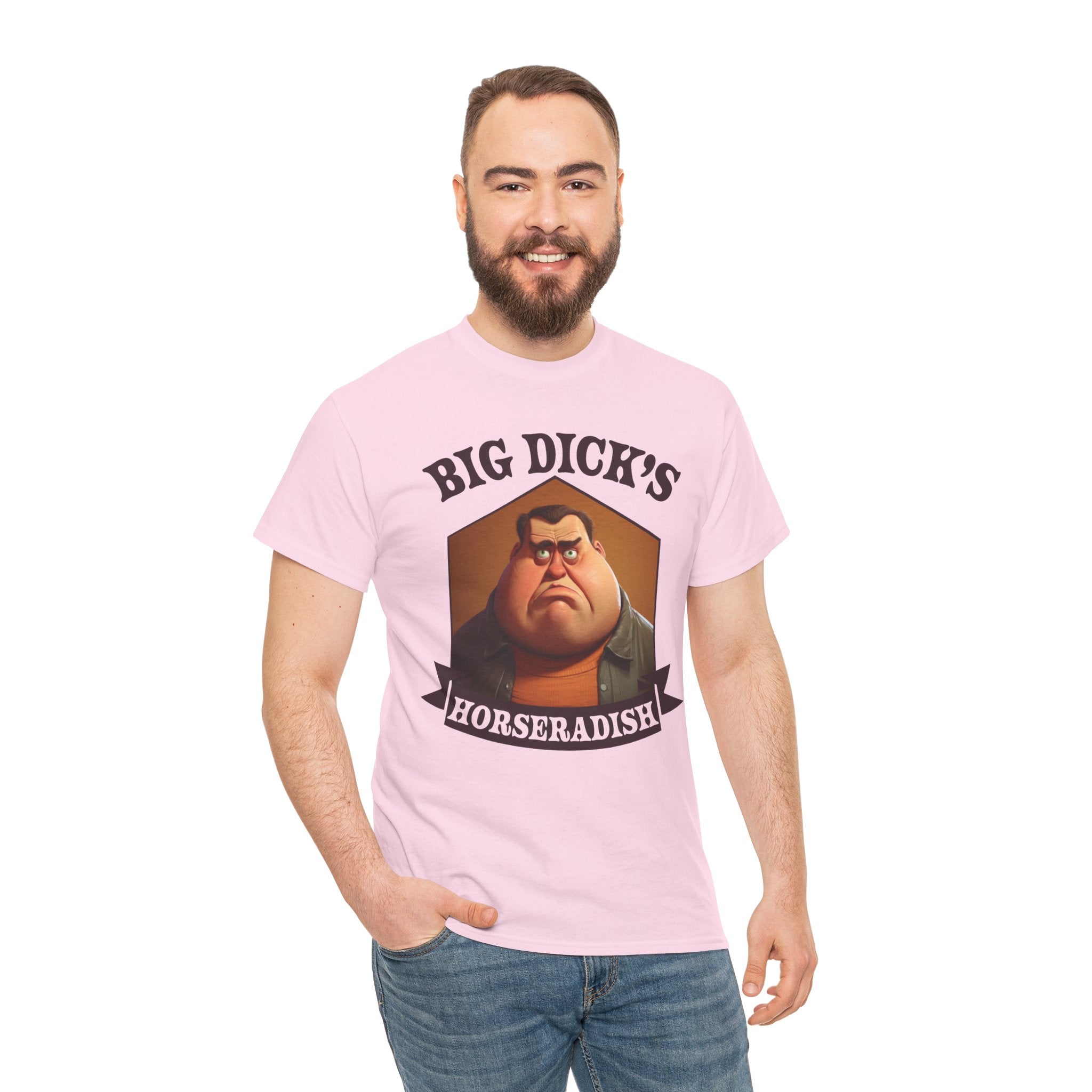 Big Dick's Horseradish T-Shirt — Funny Retro Condiment Logo Tee