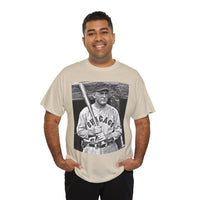 Vintage Chicago Baseball Photo T-Shirt — Retro Black & White Player Legend Tee