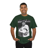 Retro Baseball Player T-Shirt - Old School Black & White Classic Legend Tee