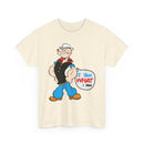 Popeye "I Yam What I Yam" Funny Cartoon Graphic T-Shirt
